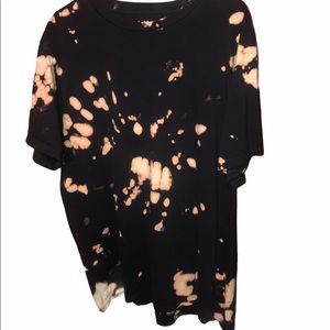 Goodfellow CUSTOM Bleached Tie Dye Short sleeve